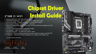 Gigabyte Z790 D WIFI Chipset Driver Installation Guide | Windows 10 &amp; 11