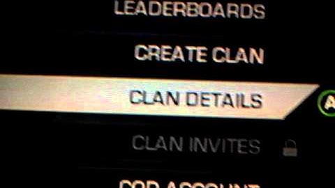 How to leave a clan in Call of Duty Ghosts