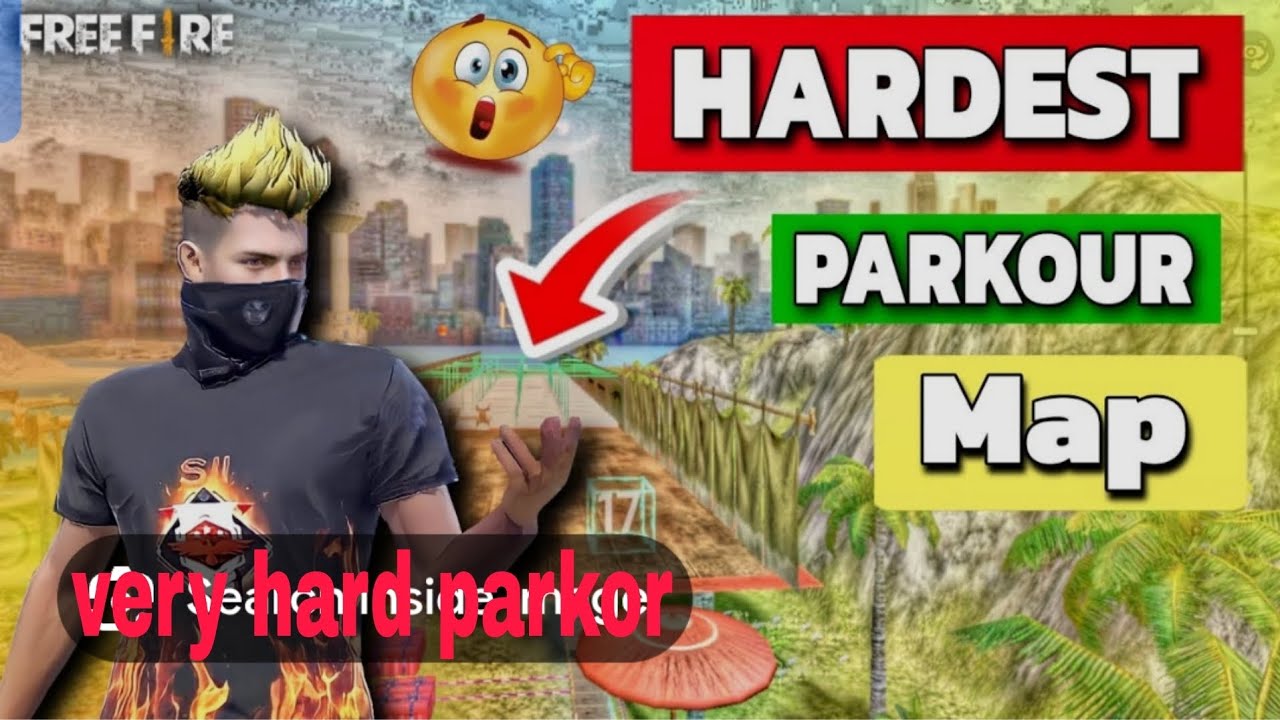 Free fire very hardest parkor map in free fire 