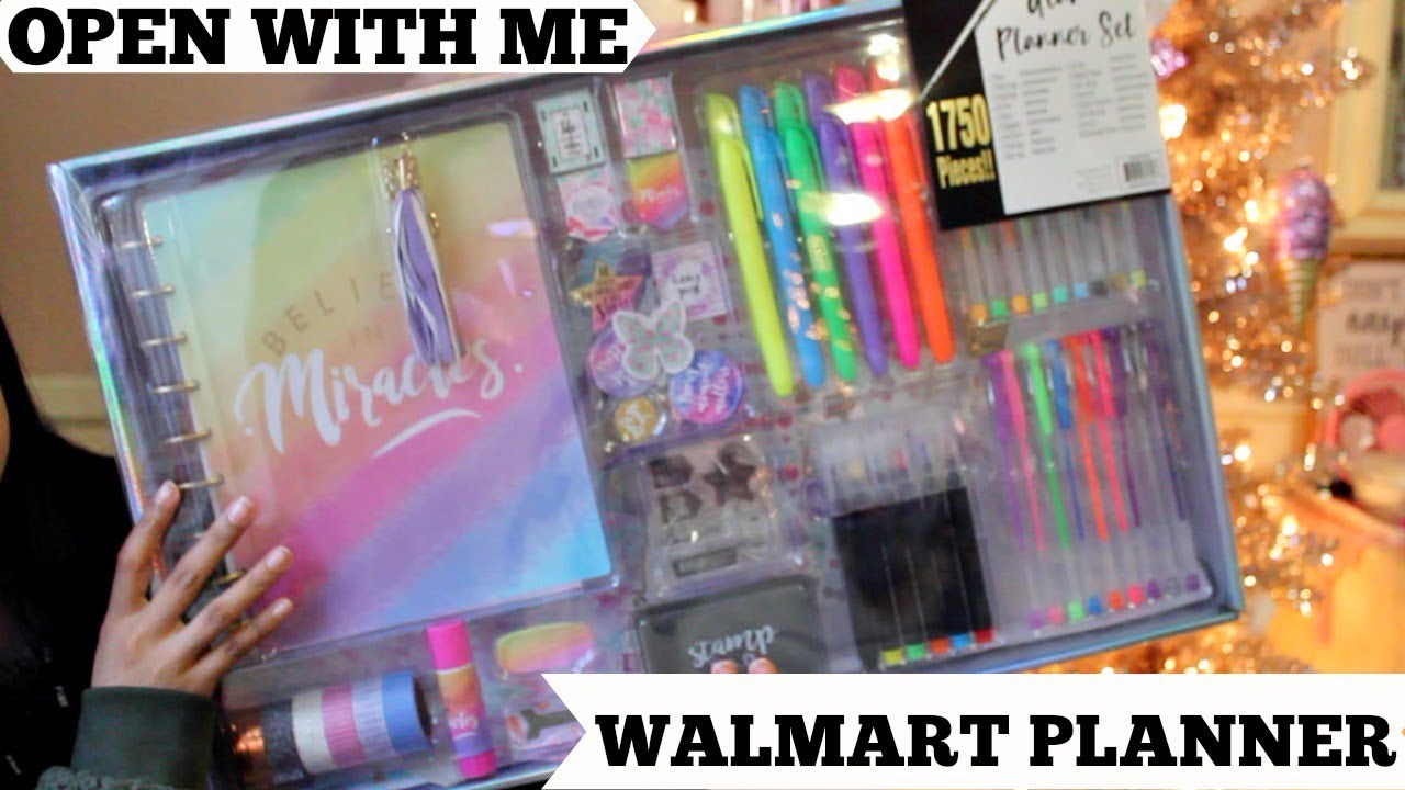XPARKLEMAS | BLACK FRIDAY WALMART PLANNER!!! LET'S OPEN AND SEE!