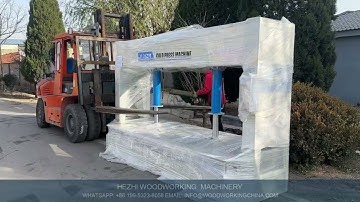 Cold Press Machine Container Loading for Export | Secure Packaging & Shipping