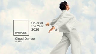 Nova cor Pantone 2026: o que Cloud Dancer revela sobre o design