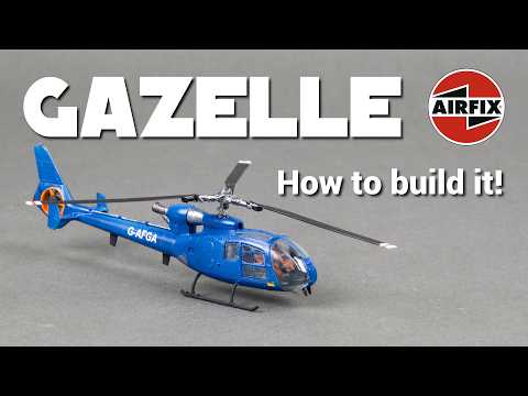 AIRFIX LIDL WESTLAND GAZELLE 1/72 - how to build it!