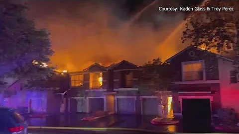 'Heartbreaking' | Enormous fire destroys luxury apartment building on north side