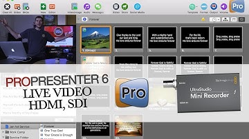 Live Video Feed/Capture in ProPresenter 6