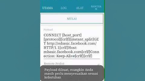 Cara membuat config Http Injector Axis kzl Sosmed