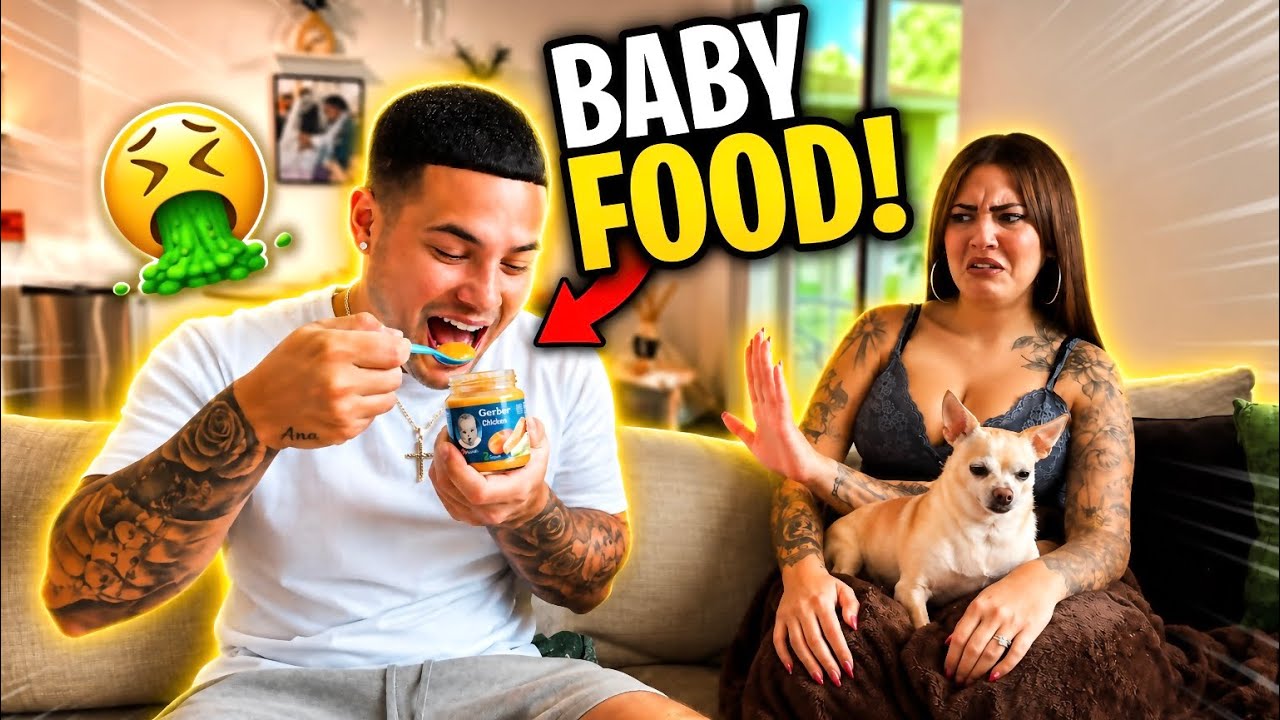Thumbnail for Eating BABY FOOD To See My Wife’s Reaction!! *hilarious*