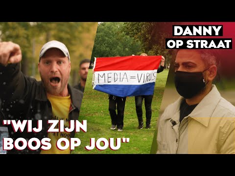 Steeds vaker INTIMIDATIE & AGRESSIE bij corona-demonstraties | DANNY OP STRAAT S02E07