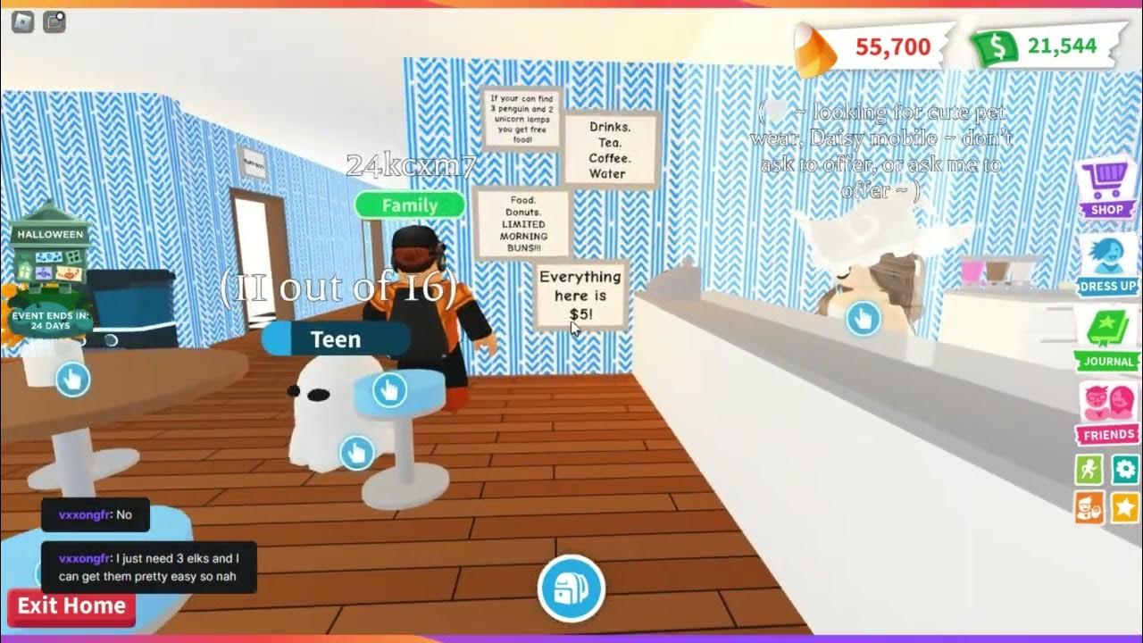 All Things Adopt Me Artists Cafe YouTube