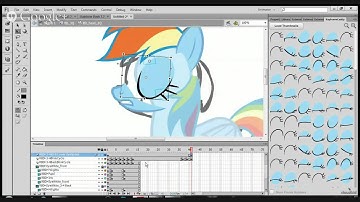 TUTORIAL EN DIRECTO: Como Animar Ponies en Adobe Flash - Parte 6 (Pony de 360 Grados)
