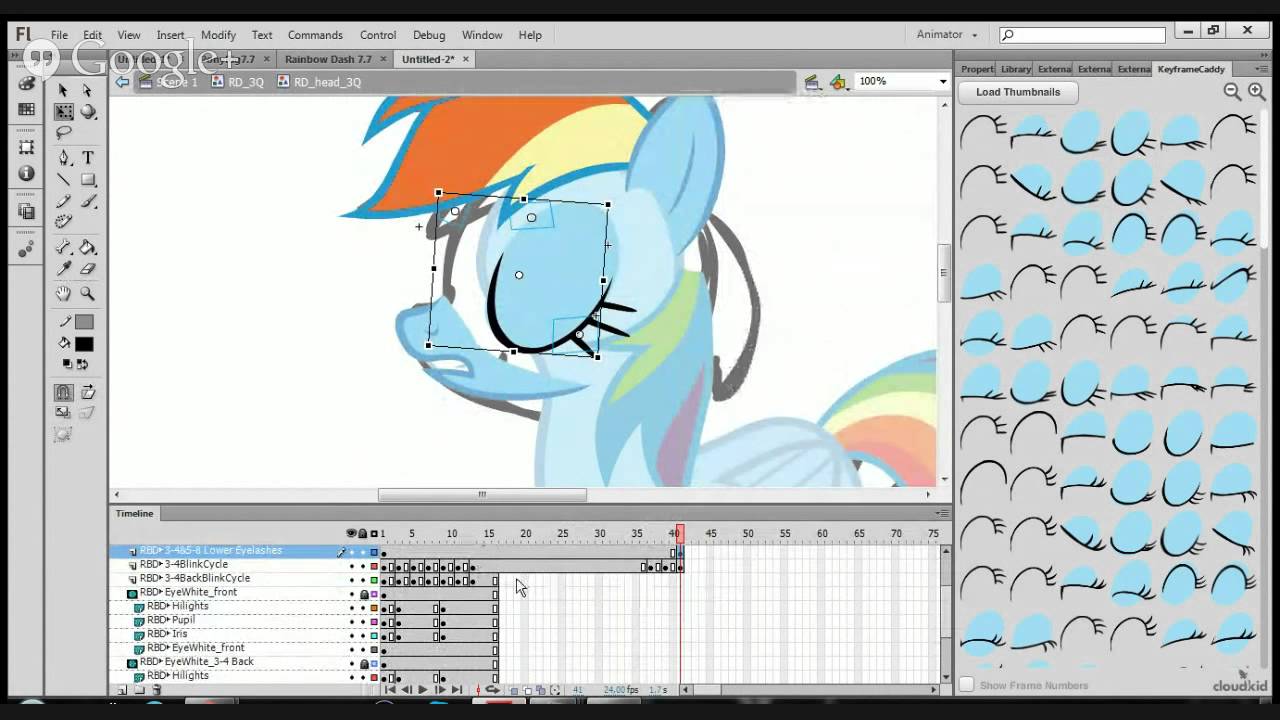 TUTORIAL EN DIRECTO: Como Animar Ponies en Adobe Flash 