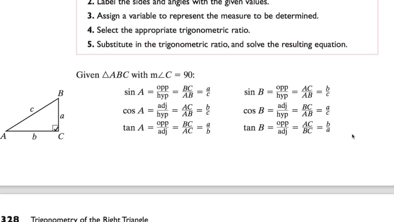 lesson 10 1 problem solving trigonometric ratios