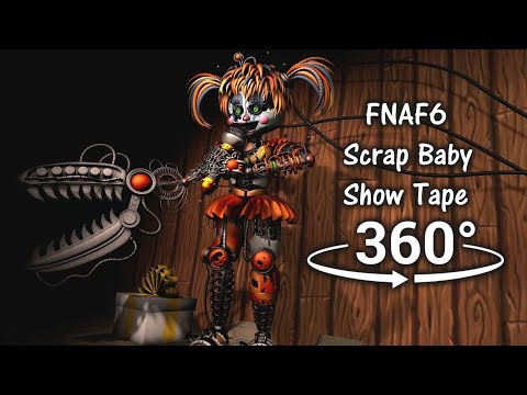 360°| Scrap Baby Show!! - Five Nights at Freddy's 6 [SFM] (VR Compatible)