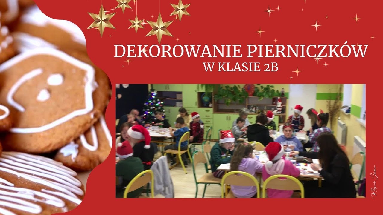 Dekorowanie pierniczków w klasie 2B