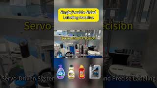 MPC-DS Automatic Detergent Bottles (Flat, Square, and Round) Double-Sided Labeling Machine