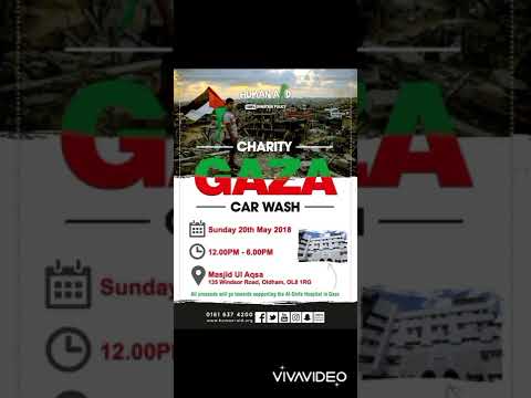 Masjid-ul-Aqsa Car Wash for Gaza - 2018 - Human Aid UK