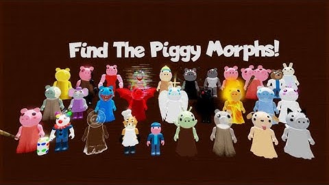HOW TO GET ALL 200 Morphs ( Find The Piggy Morphs ) part 1