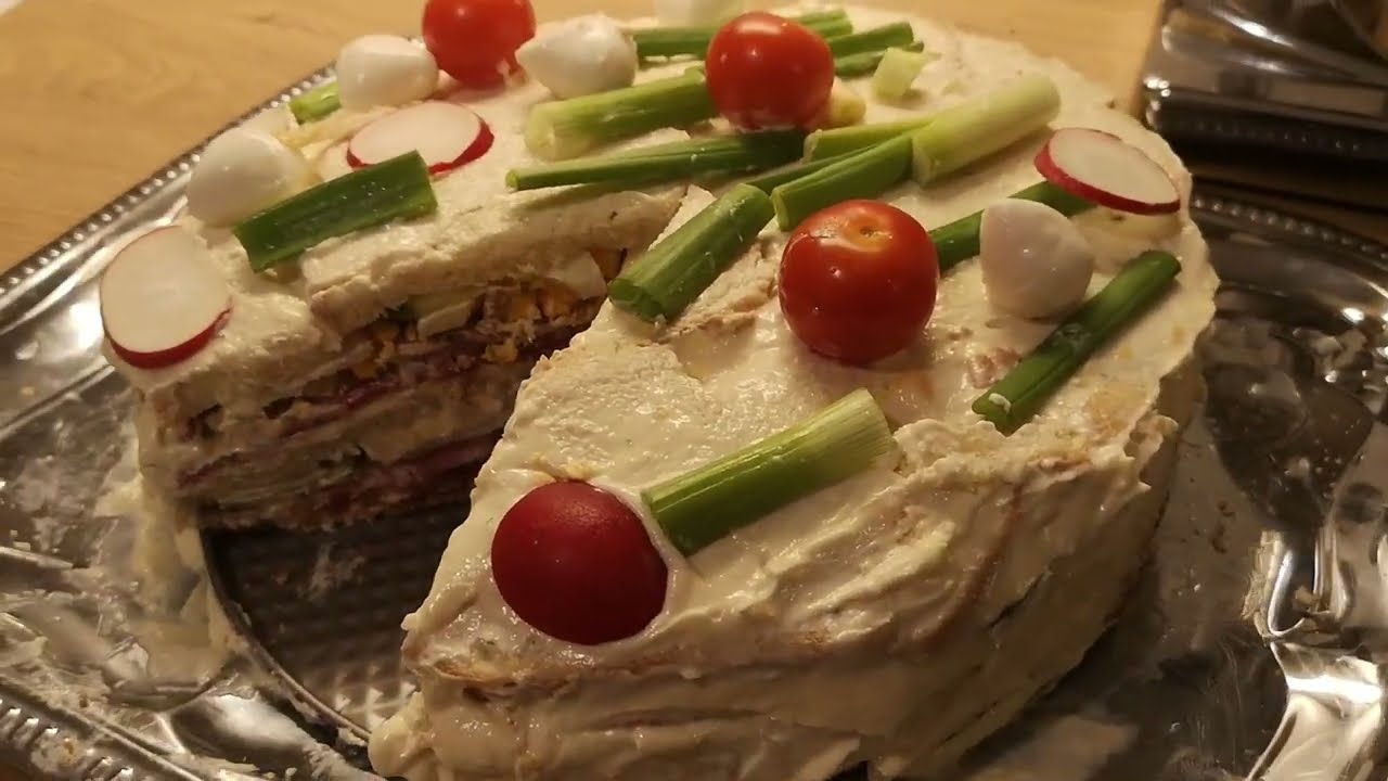 szendvicstorta nem édesszájúaknak:)