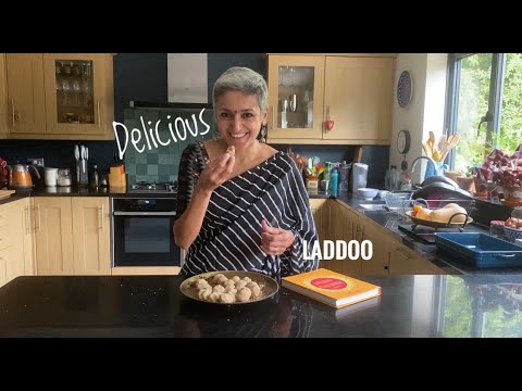 Walnut LADDOO  Delicious nutty cardamom and rose Laddoo  Make ladoo at home  Food with Chetna