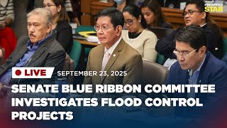 LIVESTREAM: Senate Blue Ribbon Committee investigates flood control projects (September 23, 2025)