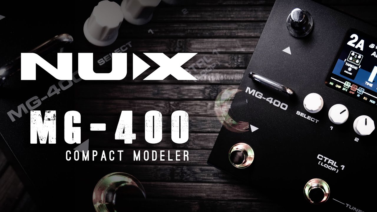 Nux MG300 multi-effet compact - boite à rythmes et looper