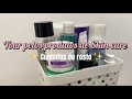 Tour pelos produtos de rosto ✨❤️ #autocuidado #skincare