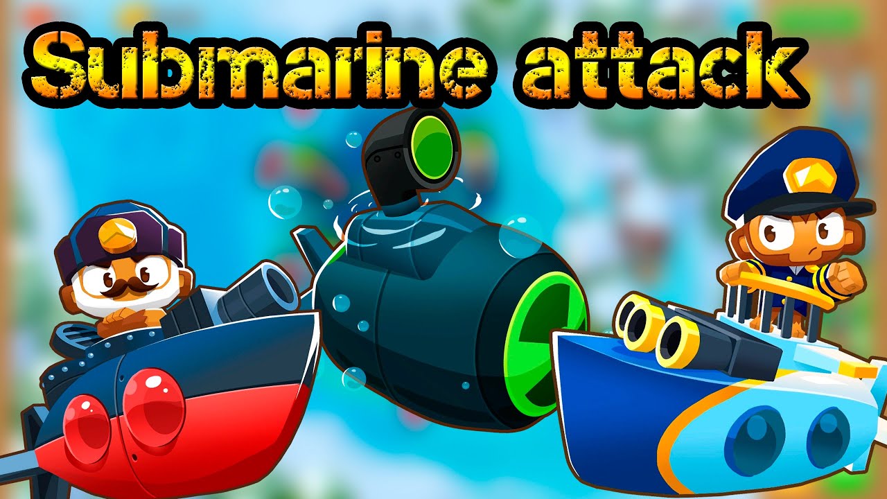 Submarine attack Hard Bloons TD 6 | BTD 6 - YouTube