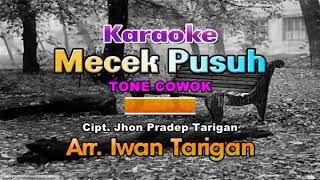 Karaoke Lagu Karo  Mecek Pusuh Cowok