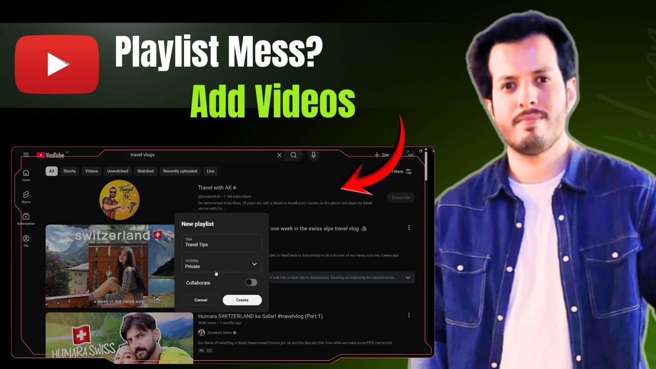 How To Add Videos to an Existing YouTube Playlist (Step-by-Step) - YouTube