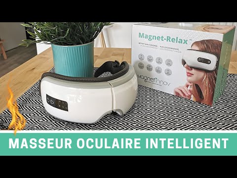 Je TEST le #MASSEUR OCULAIRE INTELLIGENT et Chauffant Magnet Relax 2.0 ! | MAGNET-INNOV