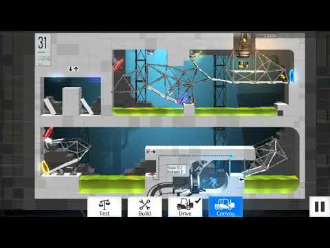 Bridge Constructor Portal Level 31 Walkthrough