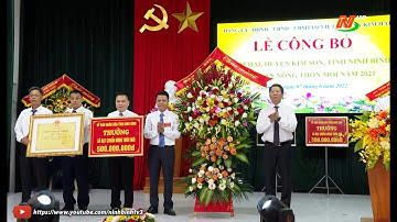 Kim Hải đón bằng công nhận xã đạt chuẩn nông thôn mới