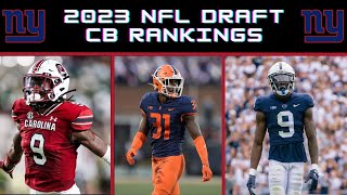 2023 NFL Draft Cornerback Rankings