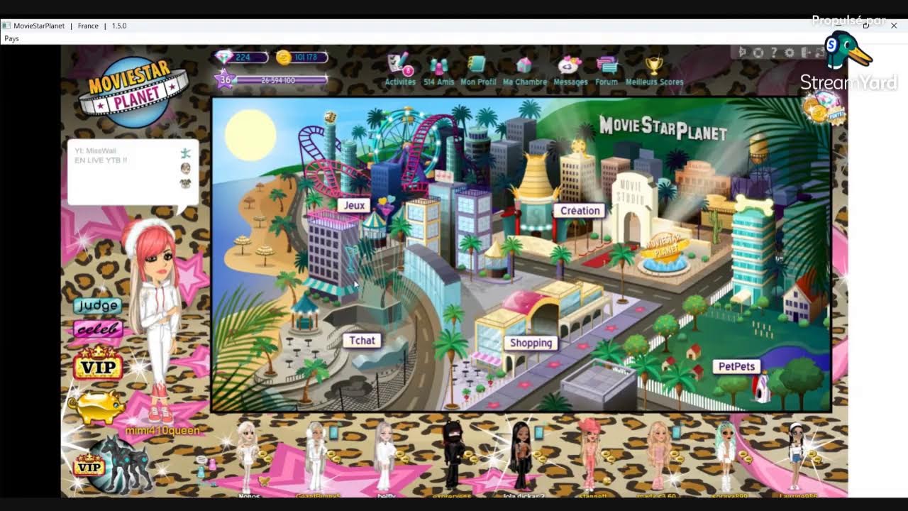 Live msp fr + blabla