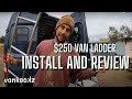 Amazon Ford Transit Ladder Install and Review | Surco Stainless Steel Van Ladder for Ford Transit
