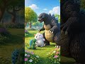 Two Godzillas?! 😱😂 | Funny Short