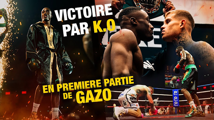 VICTOIRE PAR K.O AU CONCERT DE GAZO !