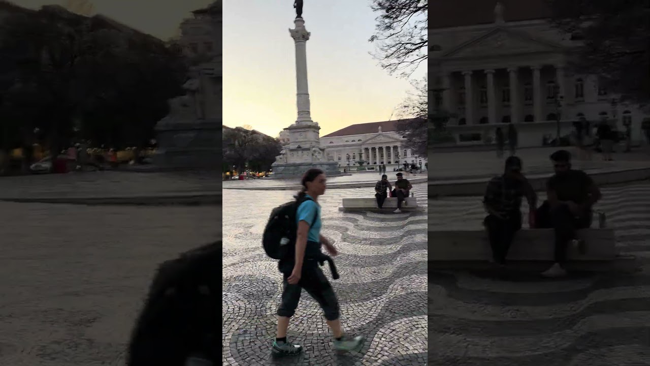 Lisbon Largo de São Domingos   #shorts #travel #shortvideo