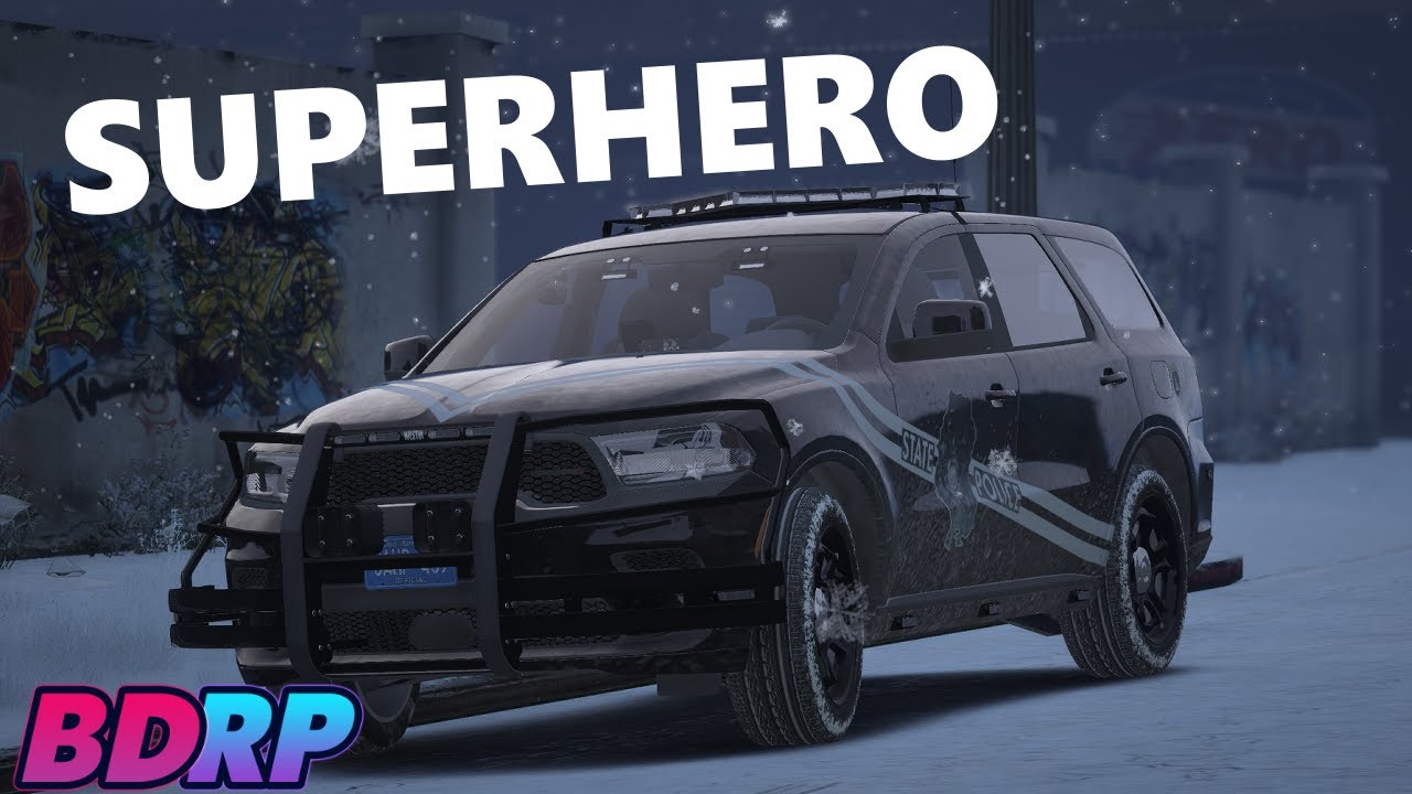 Супергерой берет человека в заложники в GTA 5 RP