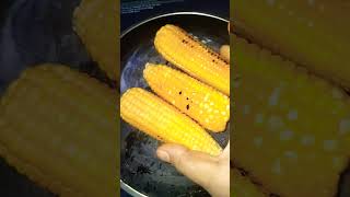 Corn fry in Induction Oven😮😮#cucumber #food