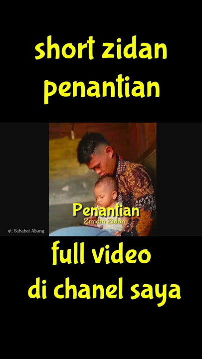 penantian zinidin Zidan #cover #zinidinzidan