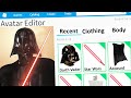 MAKING DARTH VADER a ROBLOX ACCOUNT (Star Wars)