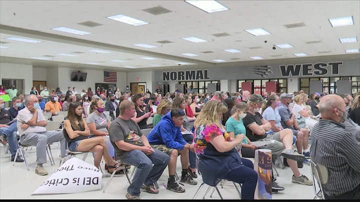 Unit 5 Superintendent Dr. Kristen Weikle addresses...