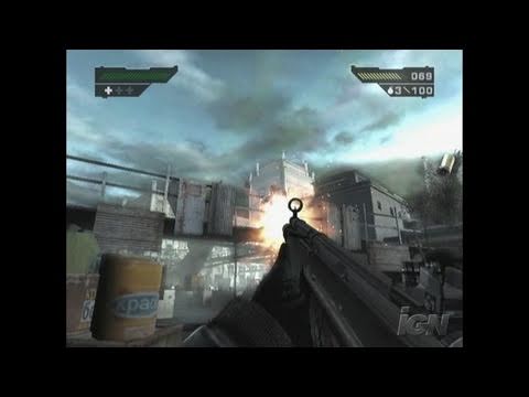 Black PlayStation 2 Gameplay - Junkyard Destruction