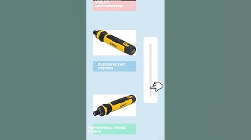 DEWALT FLEXDRIVE USB Charging Cordless Screwdriver — Compact & Professional Finish