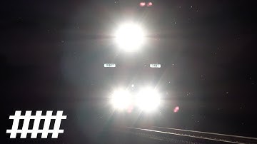 NS Trains at Port Royal, PA With PRR Signals PT 151.1 at Night on the Pittsburgh Line