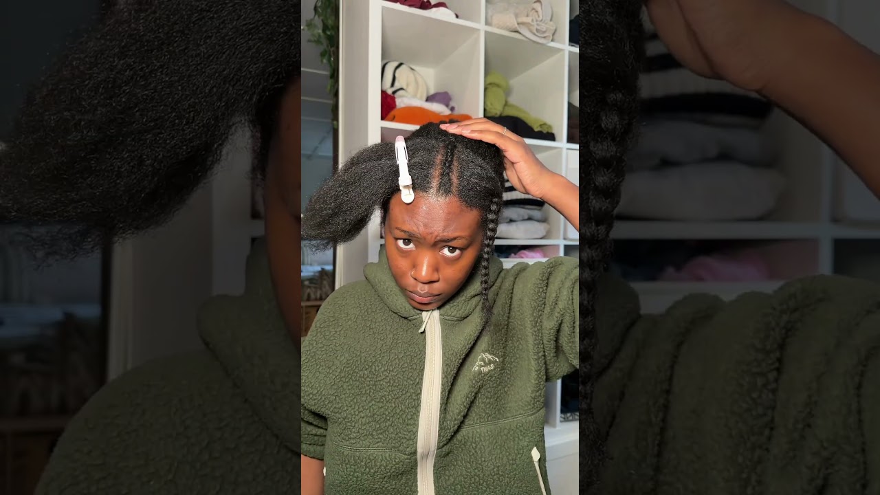 Easy Natural hairstyle for black girls 
