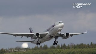 Arrivals and departures Oslo Airport Gardermoen Norway