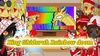 Kaijus React To King Ghidorah Rainbow Of Doom