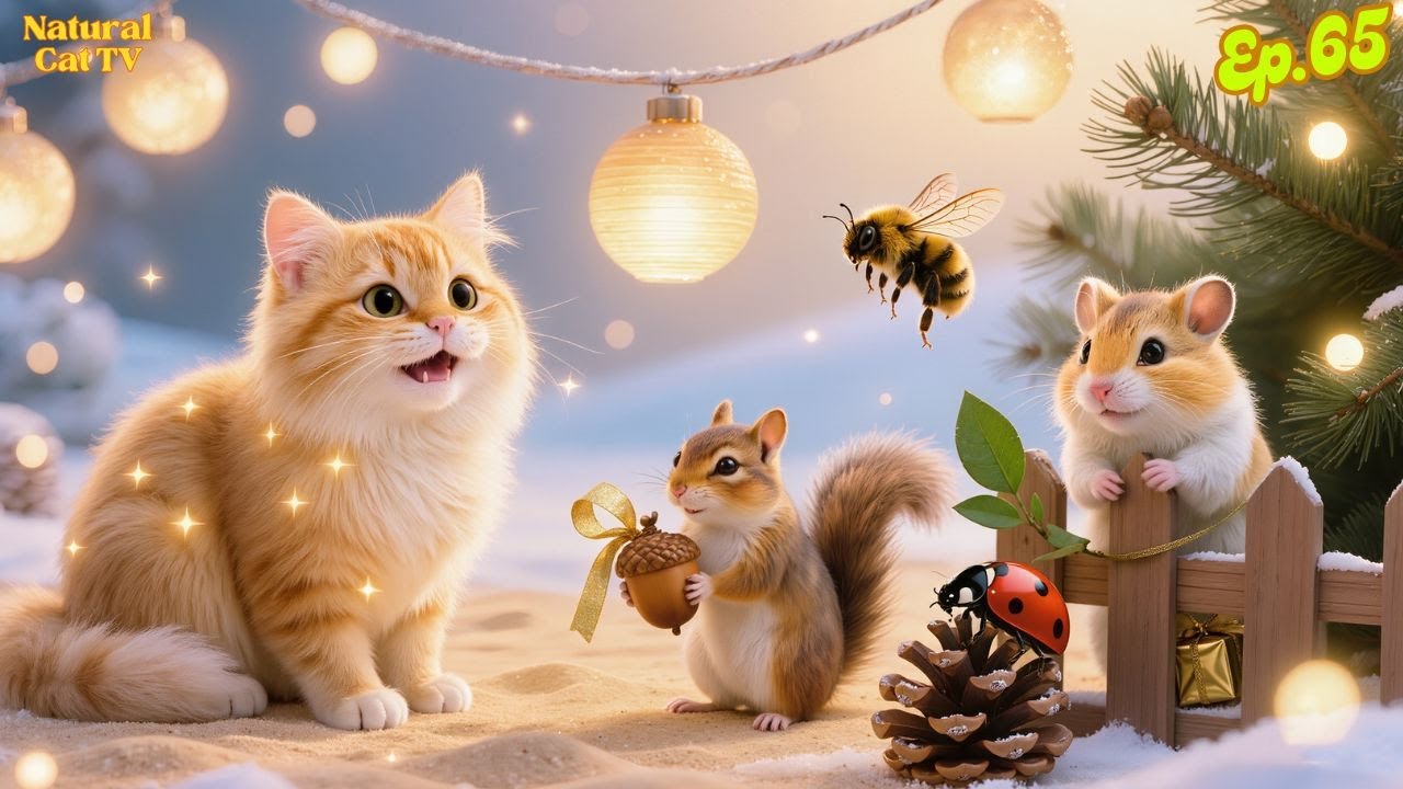 Natural Cat TV 🐦 Cat Serenity with Birds and Forest Sounds to Calm and ...